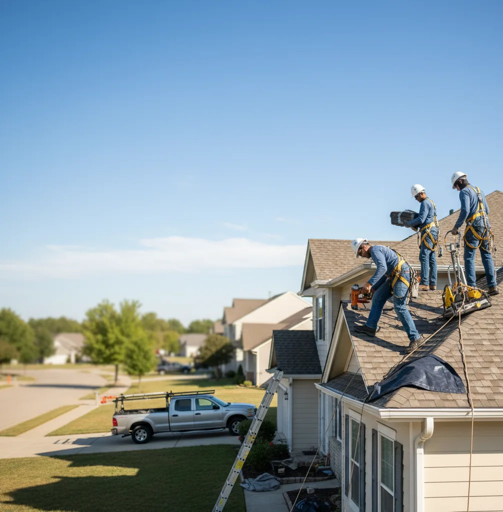 Roof Repair in Hallstead
